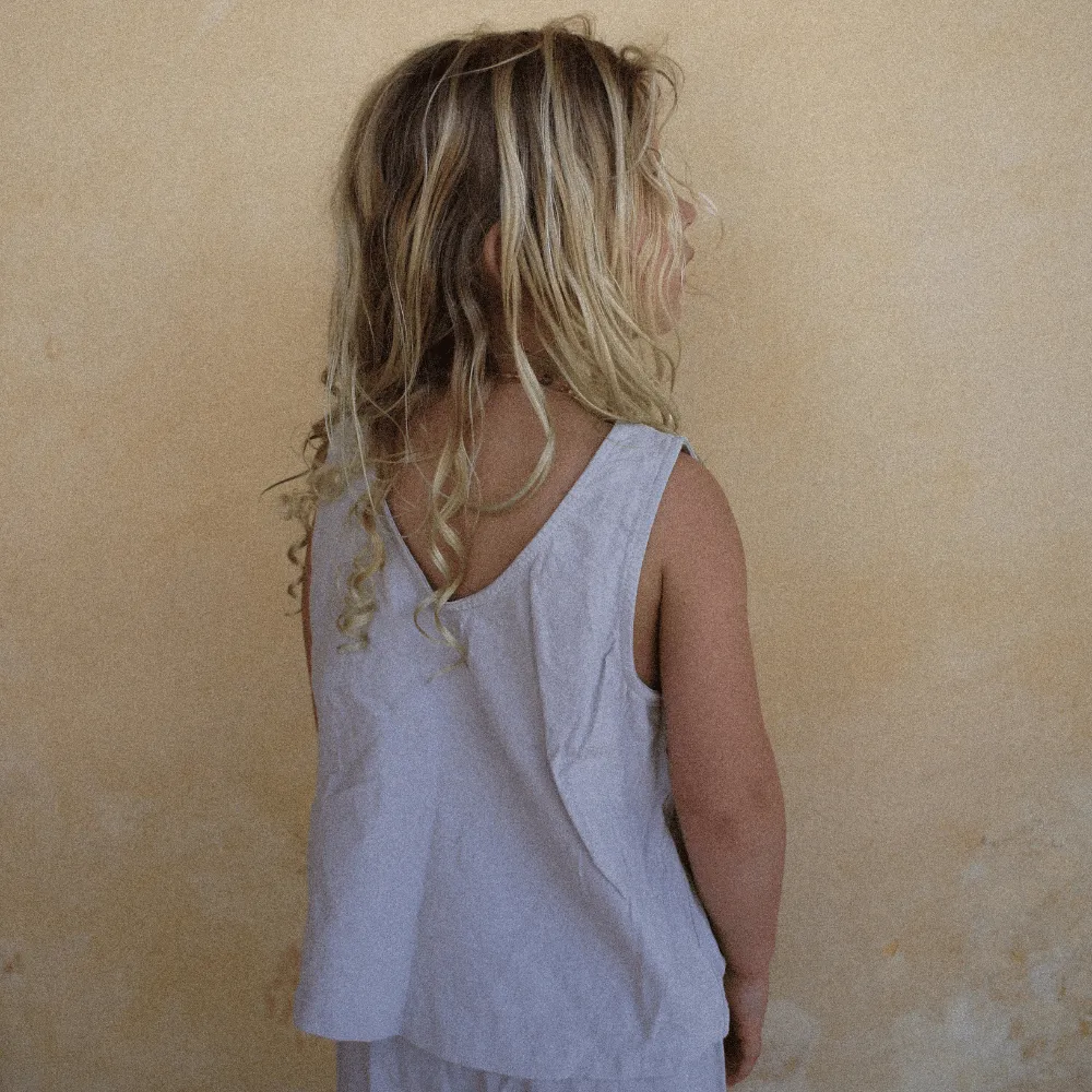 Tothemoon ☾  - Tita top - V-shaped back - 100% Cotton - Handmade in Holland