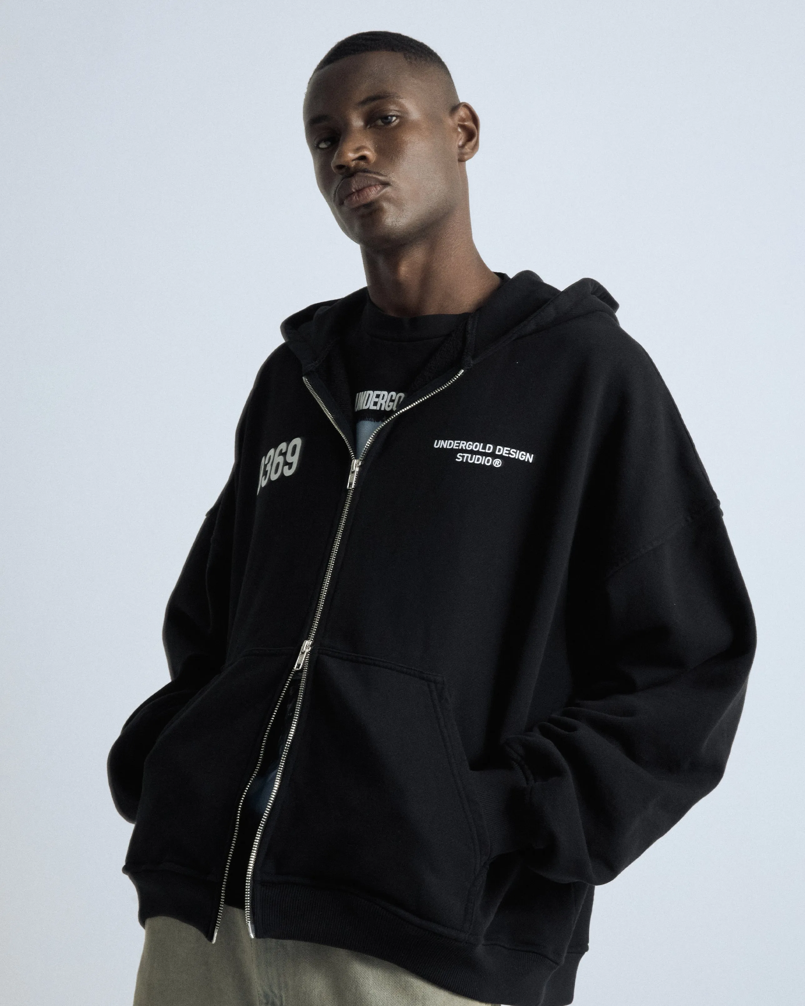 Transfiguration UNDGLD Zip Up Hoodie Black