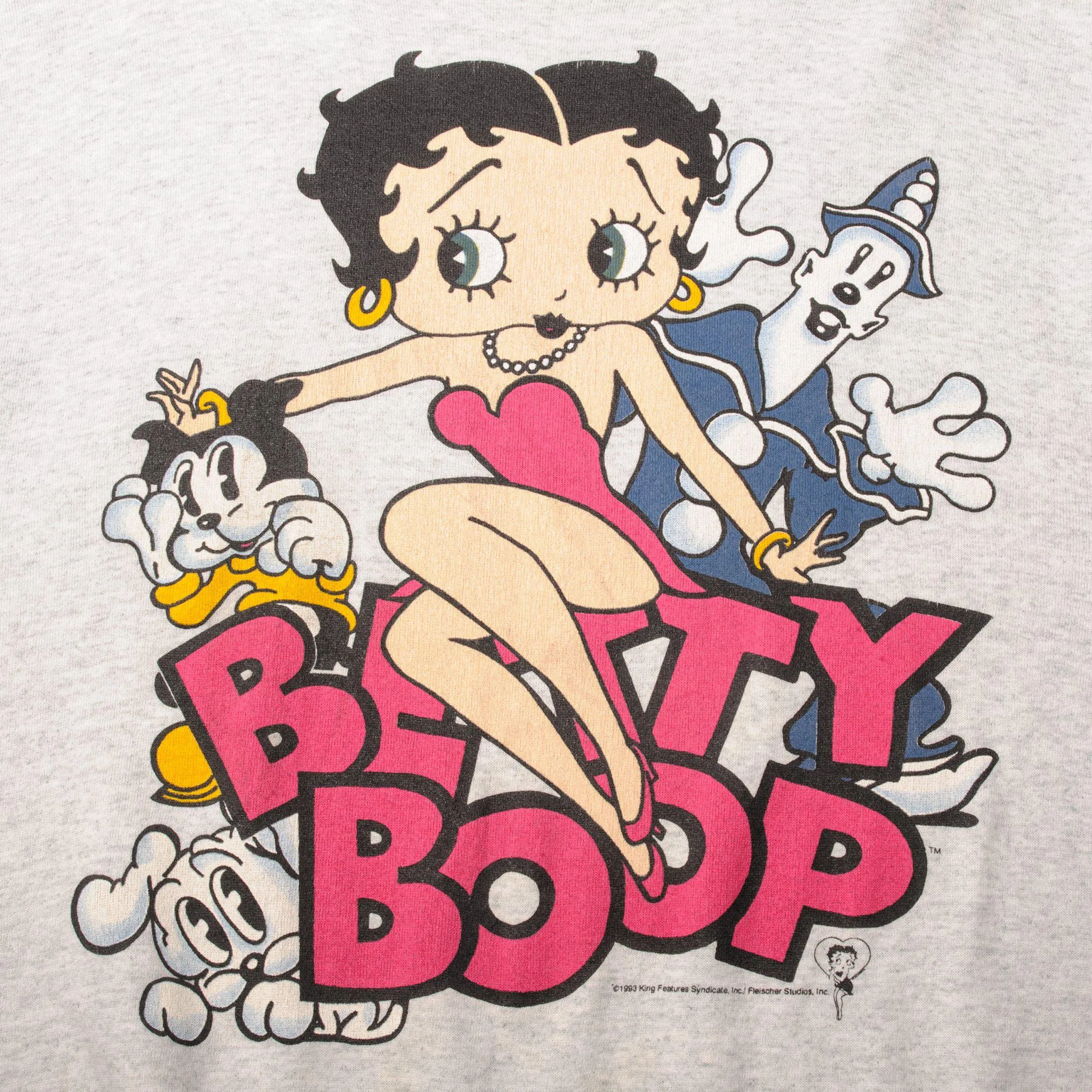 VINTAGE BETTY BOOP SWEATSHIRT 1993 SIZE XL