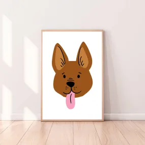 Wall Art Dog