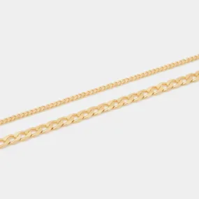 Wild Stack Cuban Chains in Gold for Him