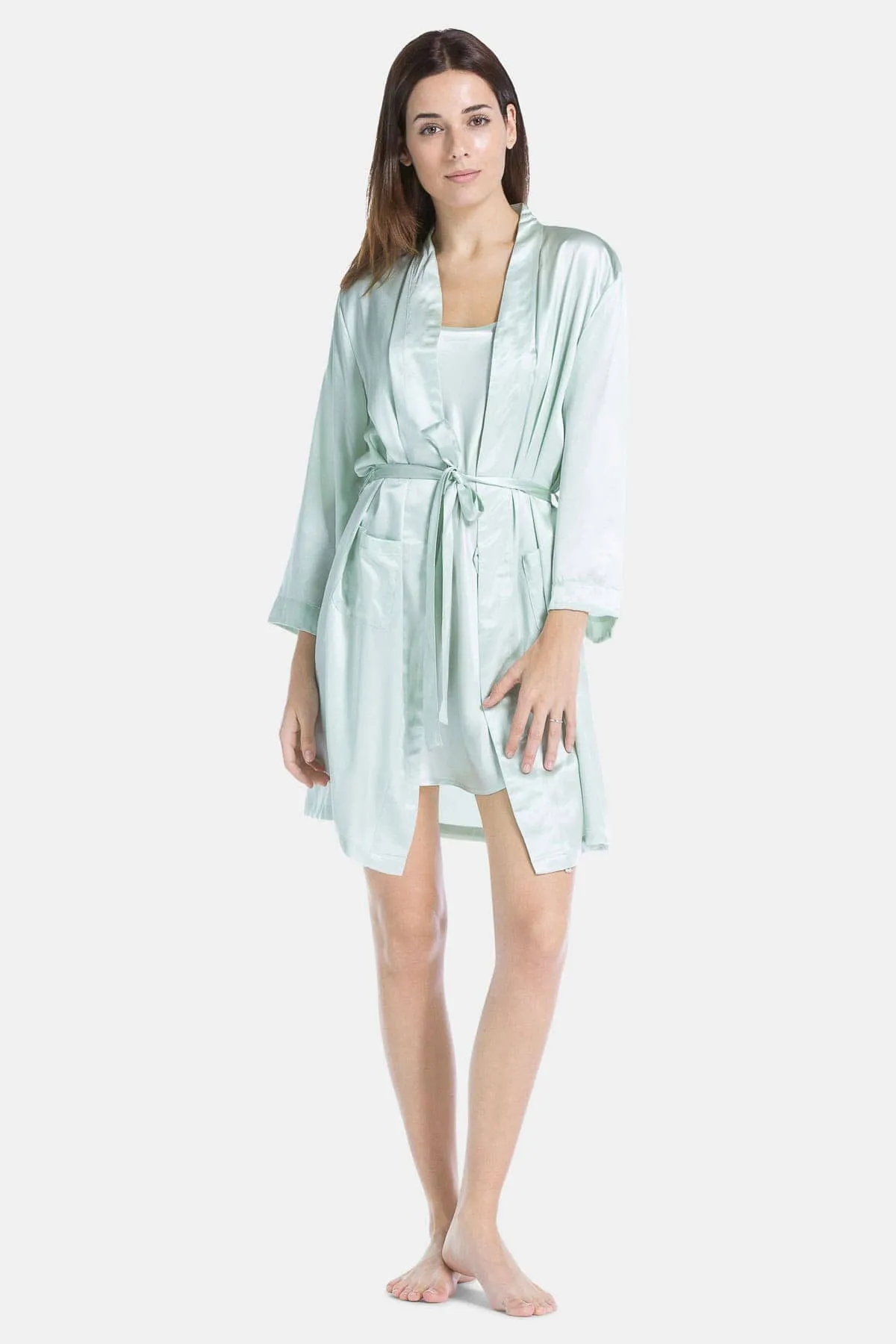 Women's 100% Pure Mulberry Silk Robe