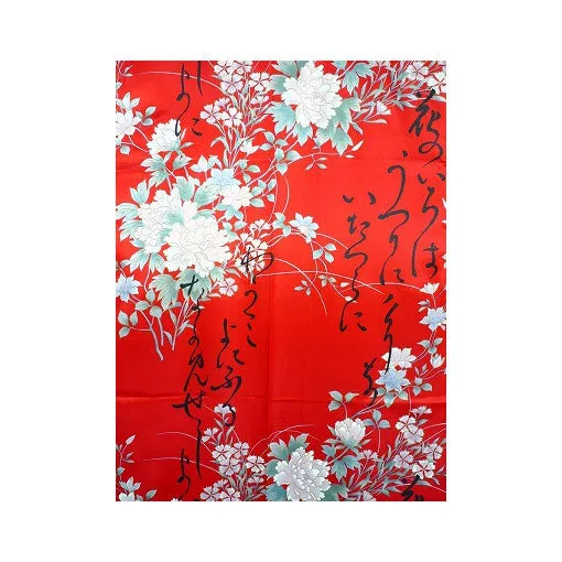 Women's Kimono: Poestry & Flowers (Polyester)