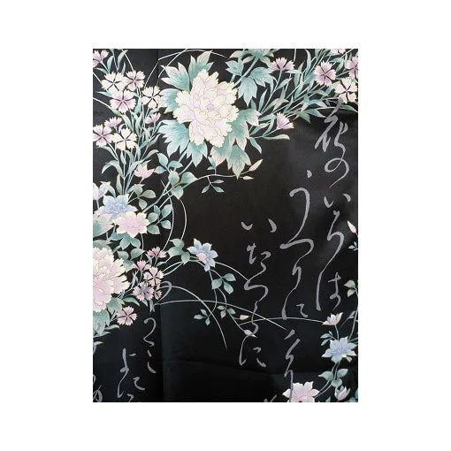 Women's Kimono: Poestry & Flowers (Polyester)