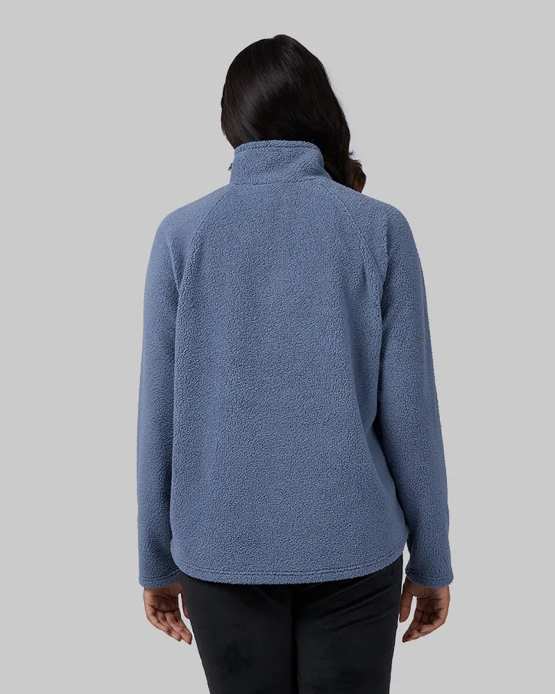 WOMEN'S SHORTHAIR SHERPA 1/4 ZIP TOP