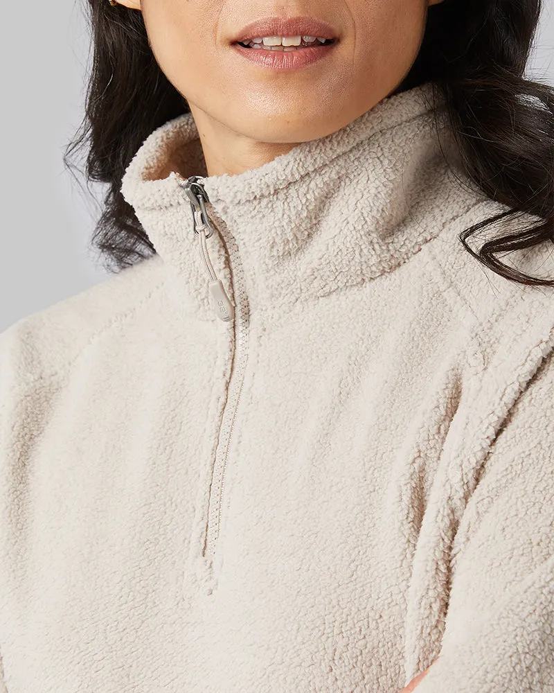 WOMEN'S SHORTHAIR SHERPA 1/4 ZIP TOP