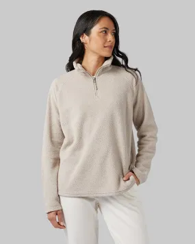 WOMEN'S SHORTHAIR SHERPA 1/4 ZIP TOP