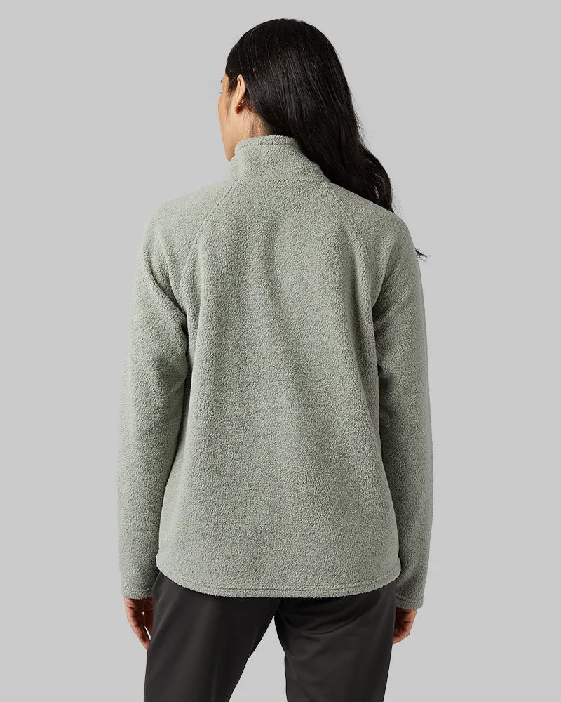 WOMEN'S SHORTHAIR SHERPA 1/4 ZIP TOP