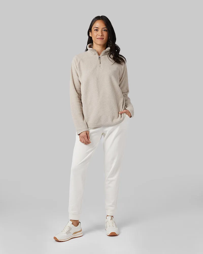 WOMEN'S SHORTHAIR SHERPA 1/4 ZIP TOP