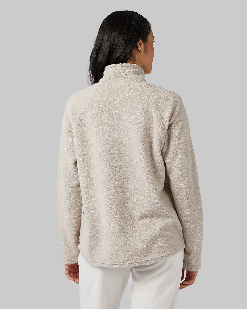 WOMEN'S SHORTHAIR SHERPA 1/4 ZIP TOP