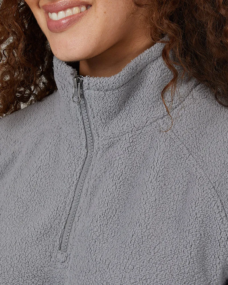 WOMEN'S SHORTHAIR SHERPA 1/4 ZIP TOP