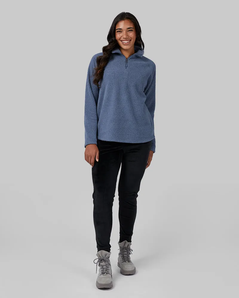 WOMEN'S SHORTHAIR SHERPA 1/4 ZIP TOP