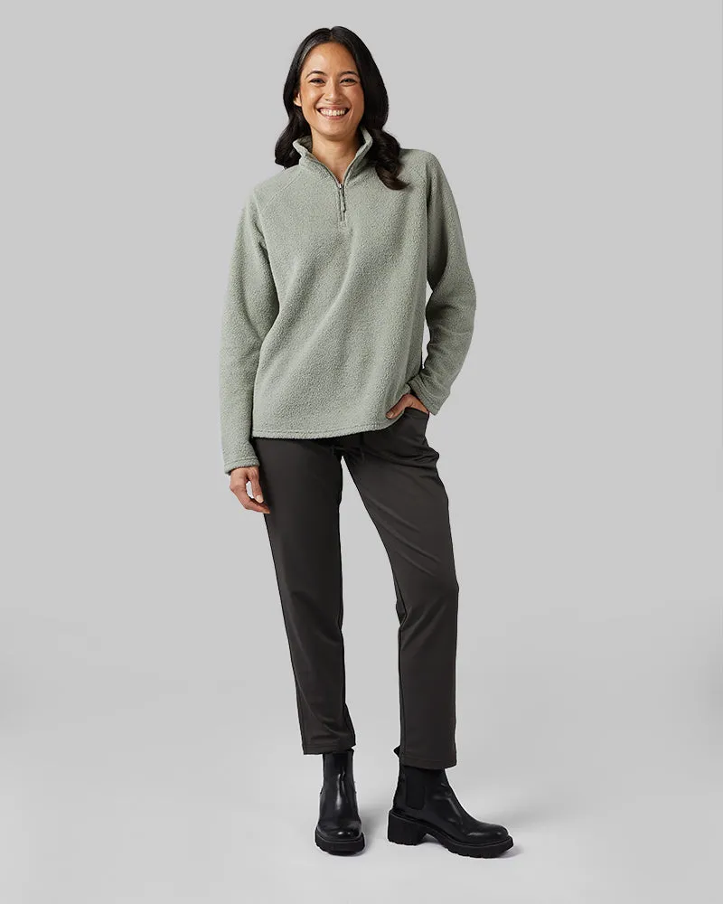 WOMEN'S SHORTHAIR SHERPA 1/4 ZIP TOP