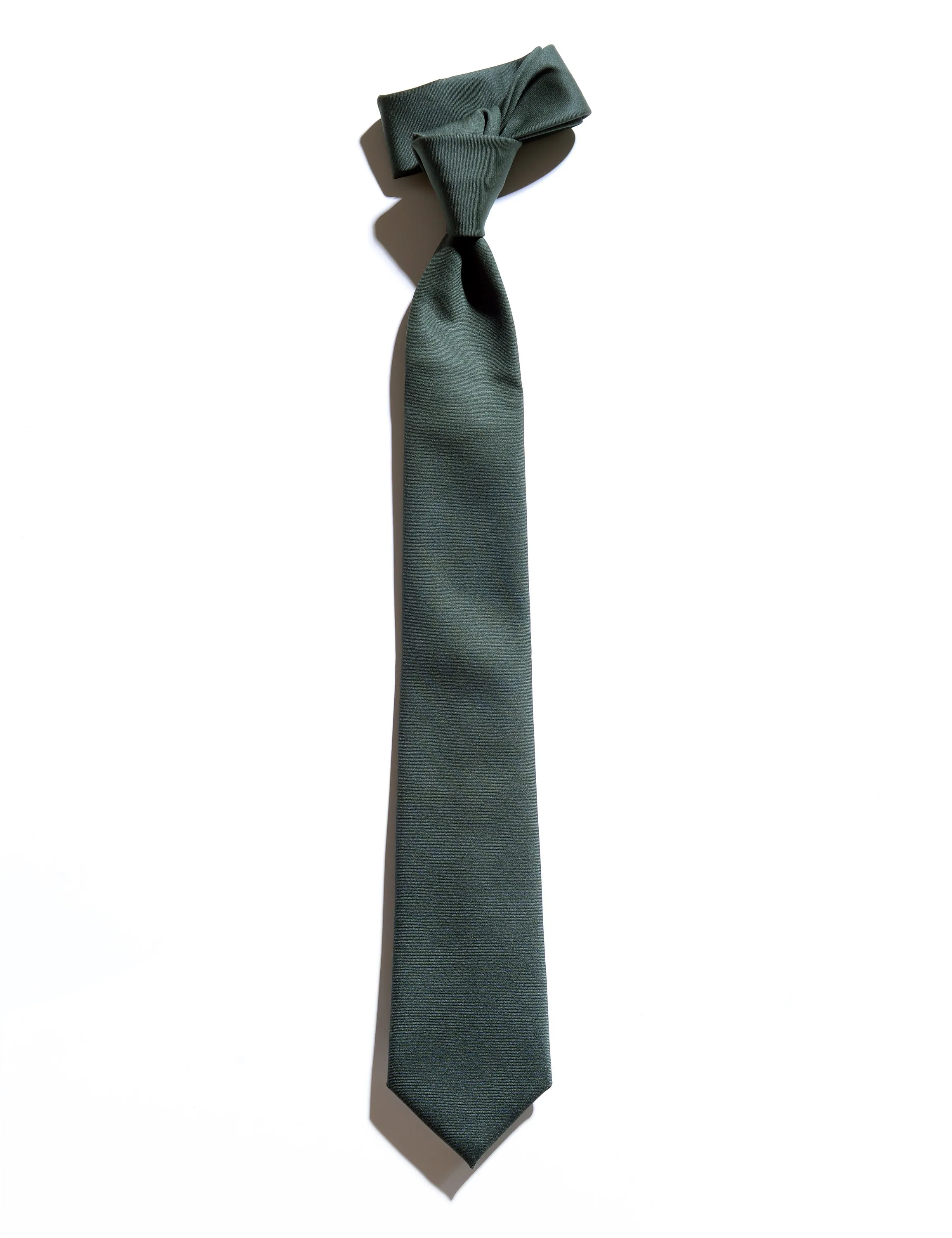 Wool Twill Tie - Winter Green