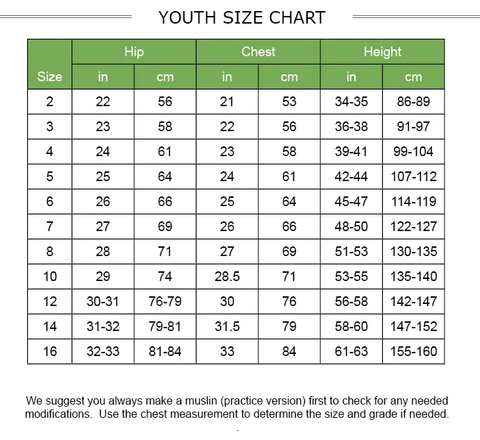 Youth Excel Tee PDF Sewing Pattern 2-16